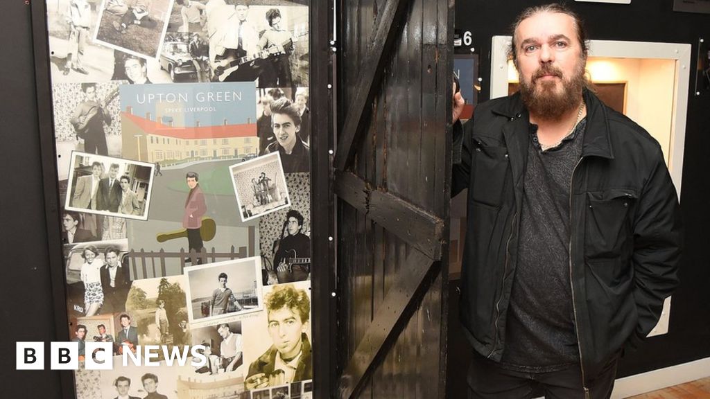 Door into Beatle George Harrison's childhood home goes on display