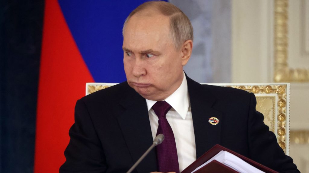Mad-eyed Putin fuels ill-health rumours as he pulls bizarre gurning faces at meeting with nuke-armed lackey Lukashenko