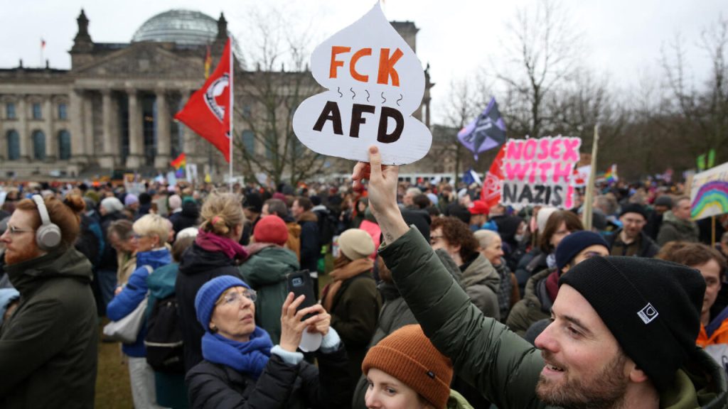 Tens of thousands gather in Berlin to protest far-right AfD party