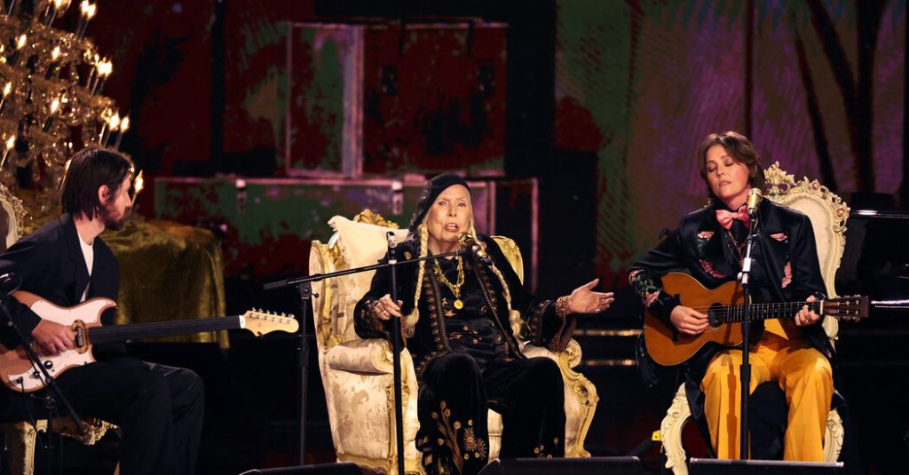 Joni Mitchell Performs at the Grammys for the First Time