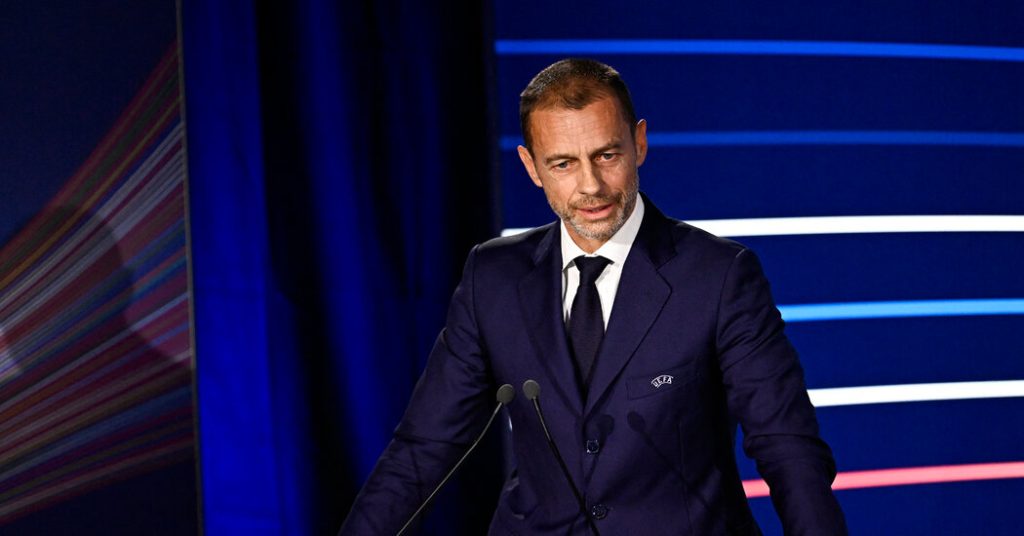 UEFA’s Ceferin Says He Won’t Seek Another Term as President