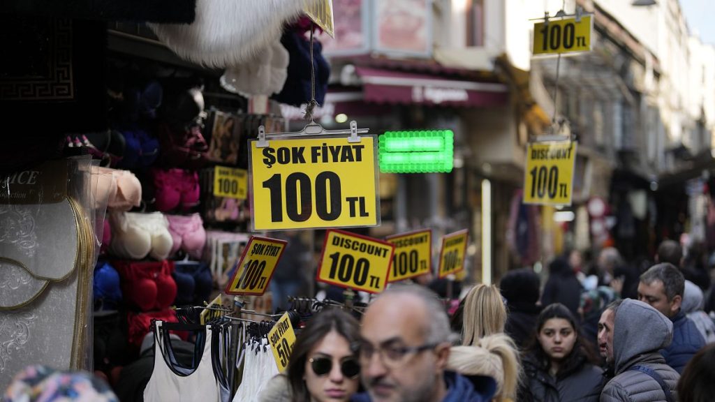 Turkey holds key interest rate at 45% as consumer prices soar