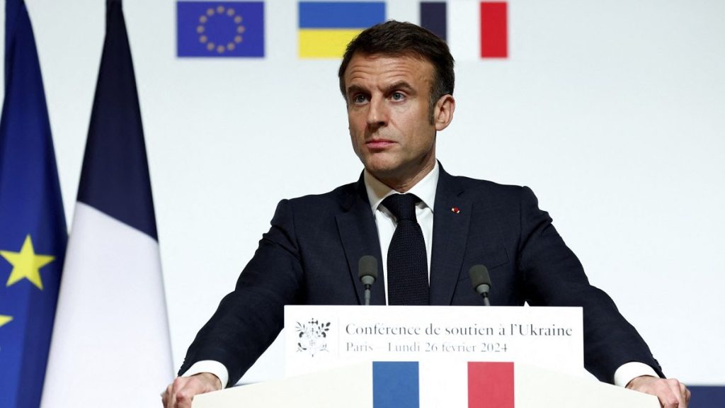 Sending Western troops to Ukraine is not ‘ruled out’ in the future, Macron says