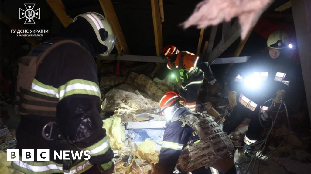 Ukraine war: Baby killed in Russian strike on Kharkiv hotel