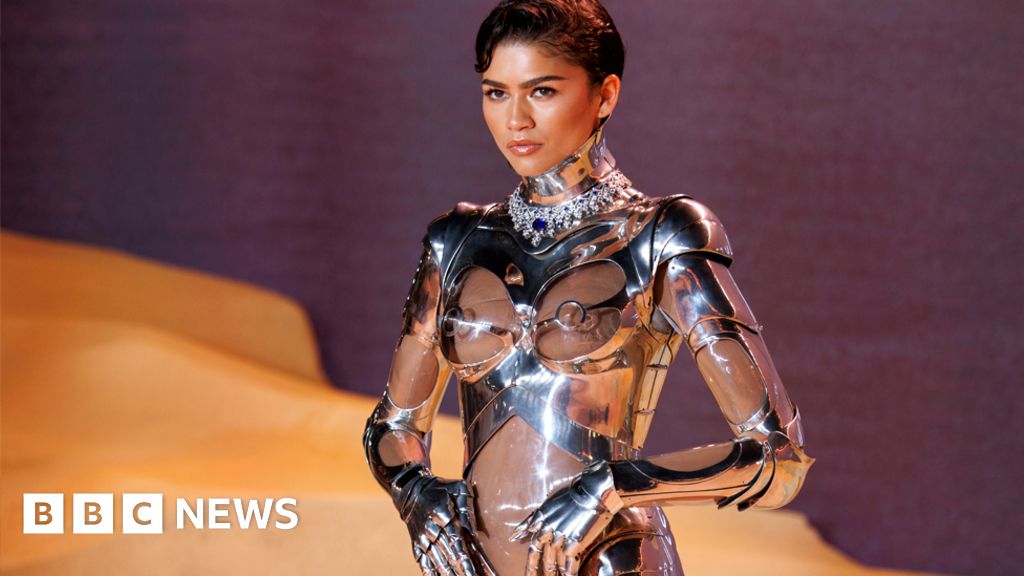 Zendaya channels cyborg chic at Dune premiere