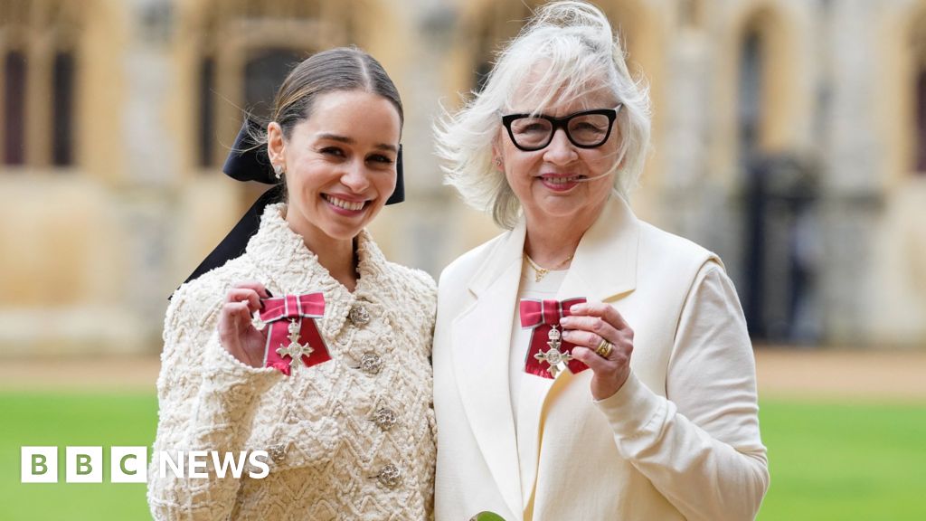 Game of Thrones star Emilia Clarke and Mum get MBEs