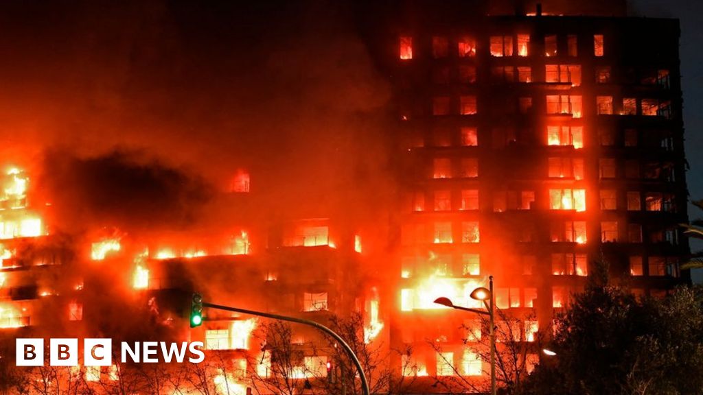 People feared trapped in Spain high-rise fire