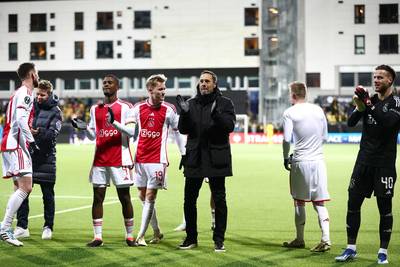 Ajax relieved after bizarre game: ‘A matter of good goalkeeper and a bit of luck’