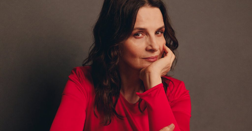 Juliette Binoche on Working With Benoît Magimel in “The Taste of Things.”