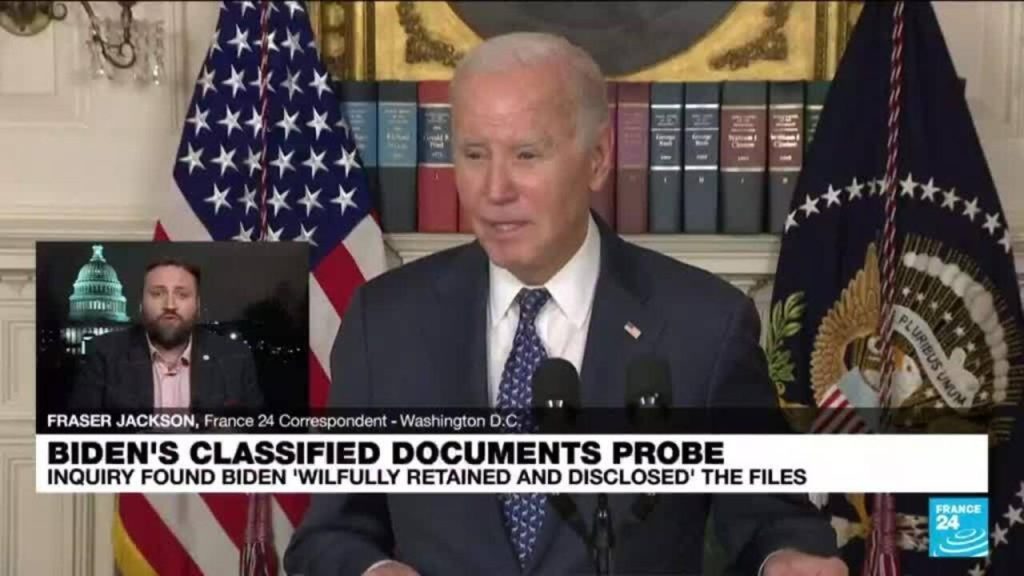 Biden hits back after special counsel report on secret docs questions his memory