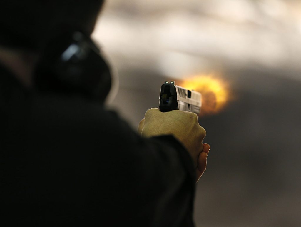 Due to a dispute over rent, a person injured a building owner and committed suicide inside his shop with a gun in Karrada