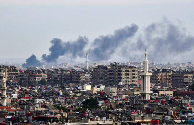 Air defenses confront hostile targets in the vicinity of the capital, Damascus – Al-Rashid Satellite Channel