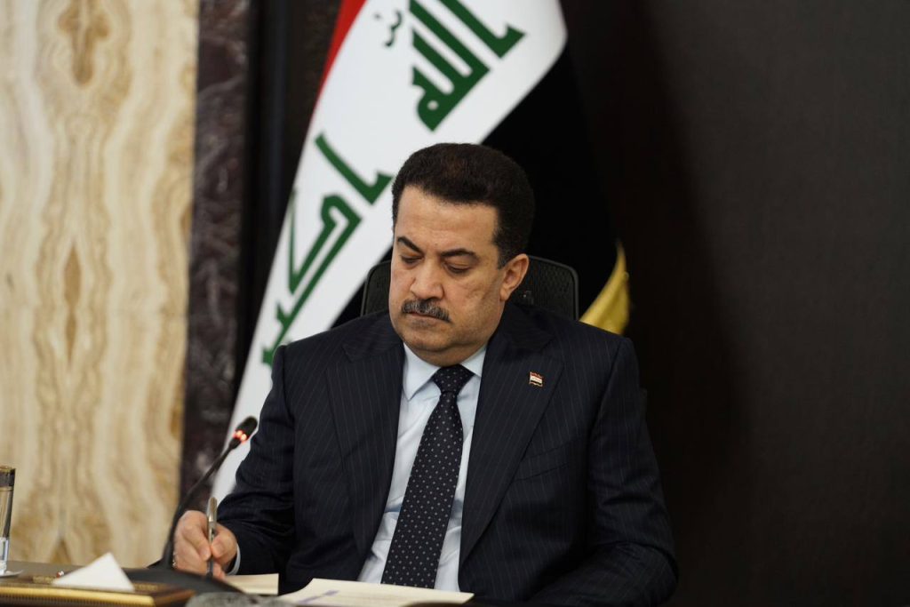 Al-Sudani offers his condolences to Masoud Barzani on the death of his sister