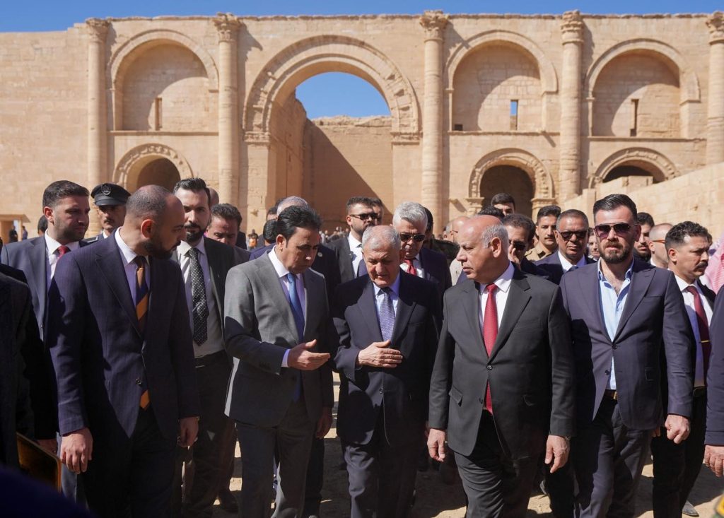 The President of the Republic arrives in the city of Mosul – Al-Rasheed Satellite Channel