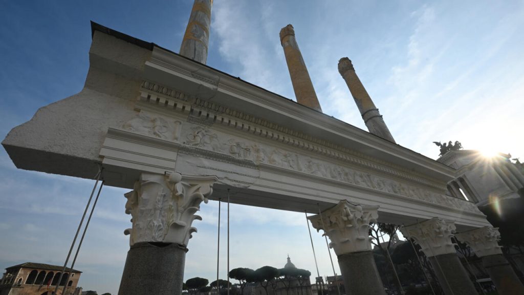 Rome partially restores Trajan’s Basilica with funds from Russian oligarch