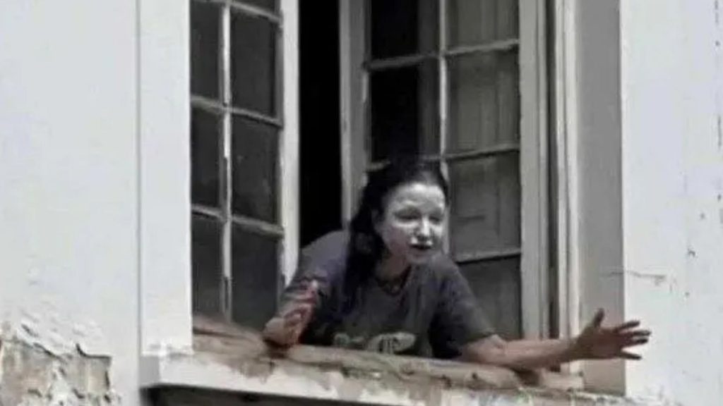 Chilling tale of ‘The Woman in White’ who stalks streets with bizarre painted face – and her terrifying true identity