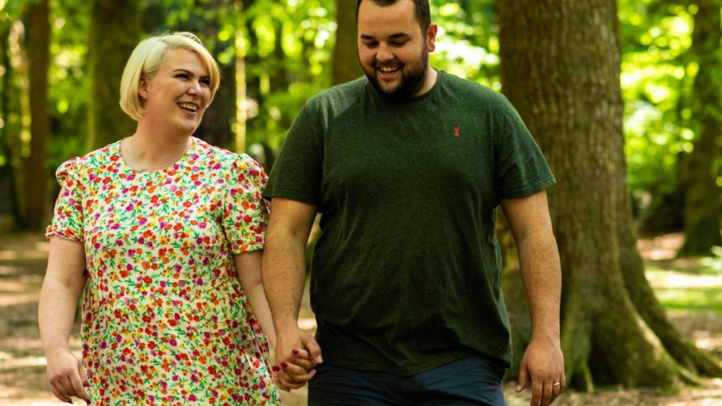 I was so fat I couldn’t tie my own shoelaces – now I’m a slinky size 10 and we’ve redone our wedding photos 13st lighter