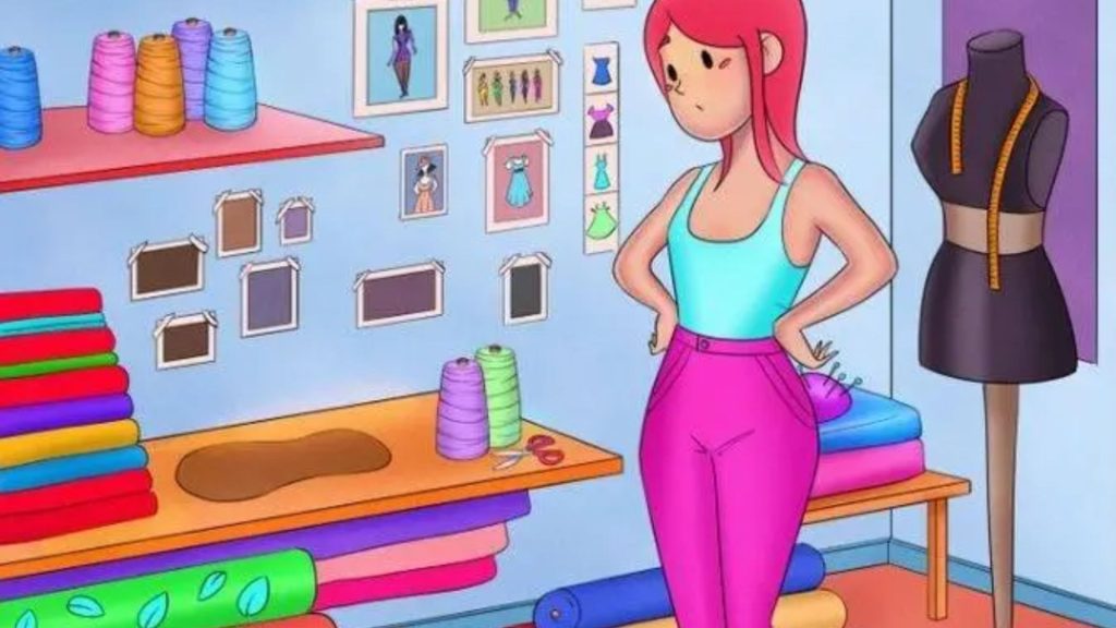 Everyone can see the handy red scissors – but you need 20/20 vision to spot the sewing machine in under 7 seconds