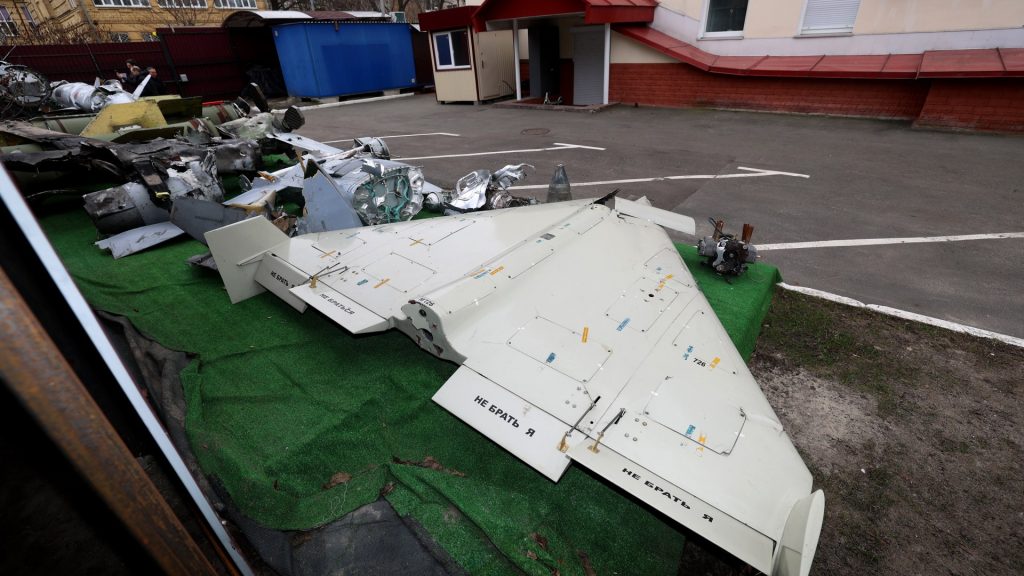 Bomb blast detectives find ‘British parts’ in Russian drones fired at Ukraine
