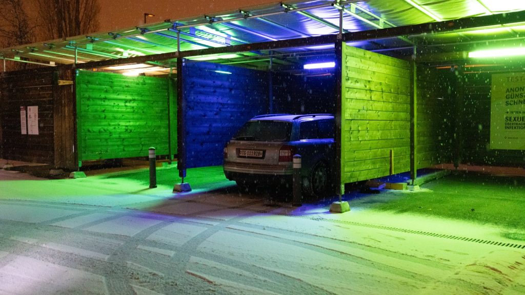 Inside controversial drive-thru ‘sex boxes’ where randy punters can park up and legally romp with prostitutes for £98