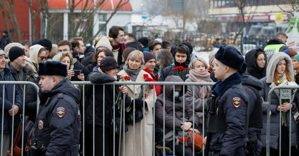Mourners Gather for Navalny’s Funeral in Moscow