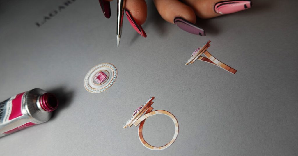 A Painter’s Role? Capturing the Sparkle of a Gemstone