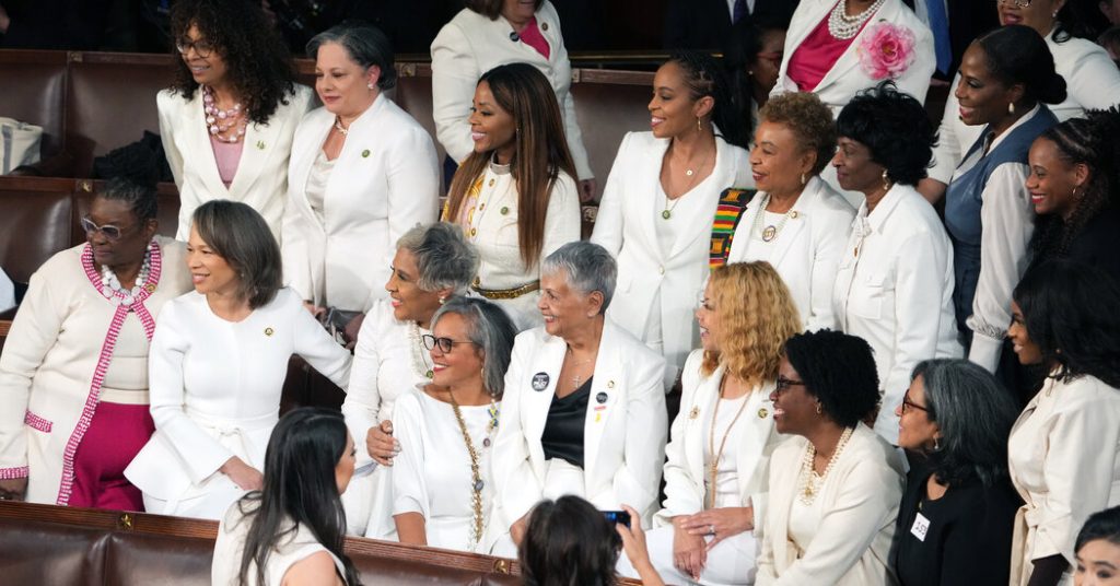 White Suits, Laken Riley Pins and MAGA Red at the State of the Union