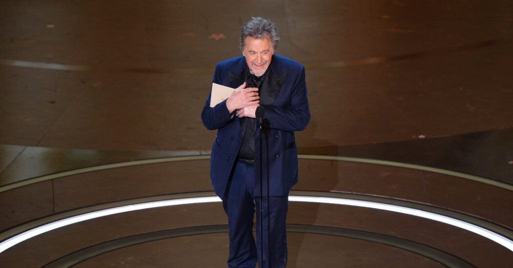 Al Pacino Awkwardly Announces Best Picture Oscar for ‘Oppenheimer’