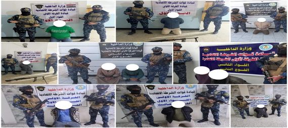 19 defendants were arrested according to various legal articles in Baghdad