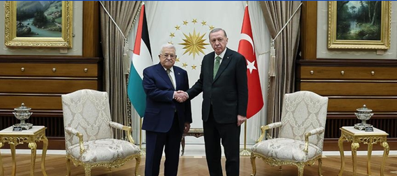 Erdogan meets Mahmoud Abbas in Ankara