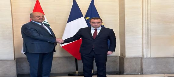 The Minister of Defense arrives in France on an official visit