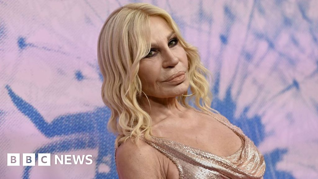 'Oh my god!' Donatella Versace rescued from lift