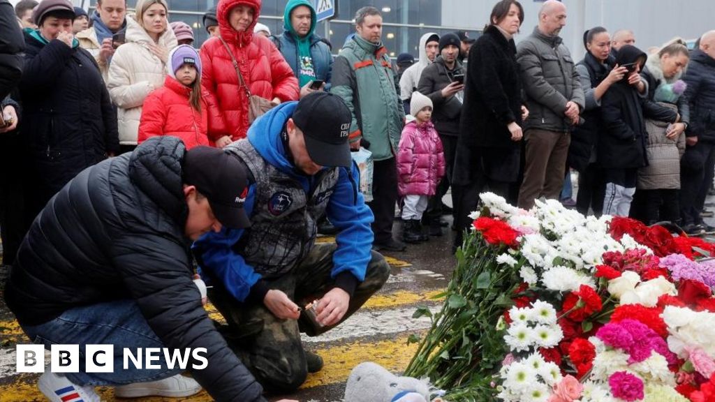 Moscow attack: Putin says all four suspects arrested after 133 killed at concert hall