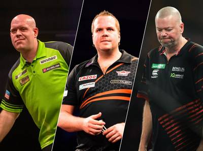 Michael van Gerwen, Dirk van Duijvenbod and Raymond van Barneveld ready for British Open, four Dutchmen still active