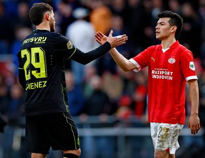 PSV move closer to national title after exciting top-flight draw with Feyenoord