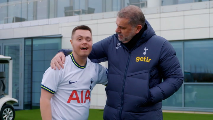 Postecoglou reunites with fan for heartwarming training ground tour | Sport