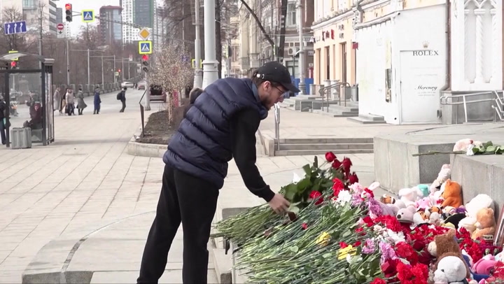 Russian cities mark day of mourning after Moscow concert hall attack | News