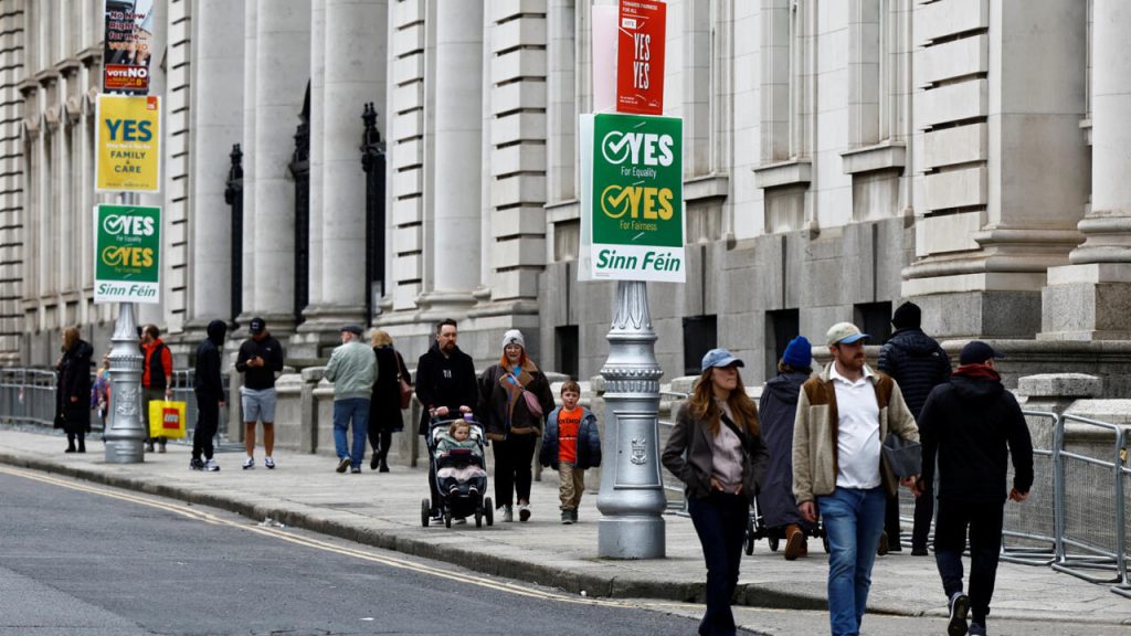 Ireland votes on removing constitutional reference to ‘women in the home’