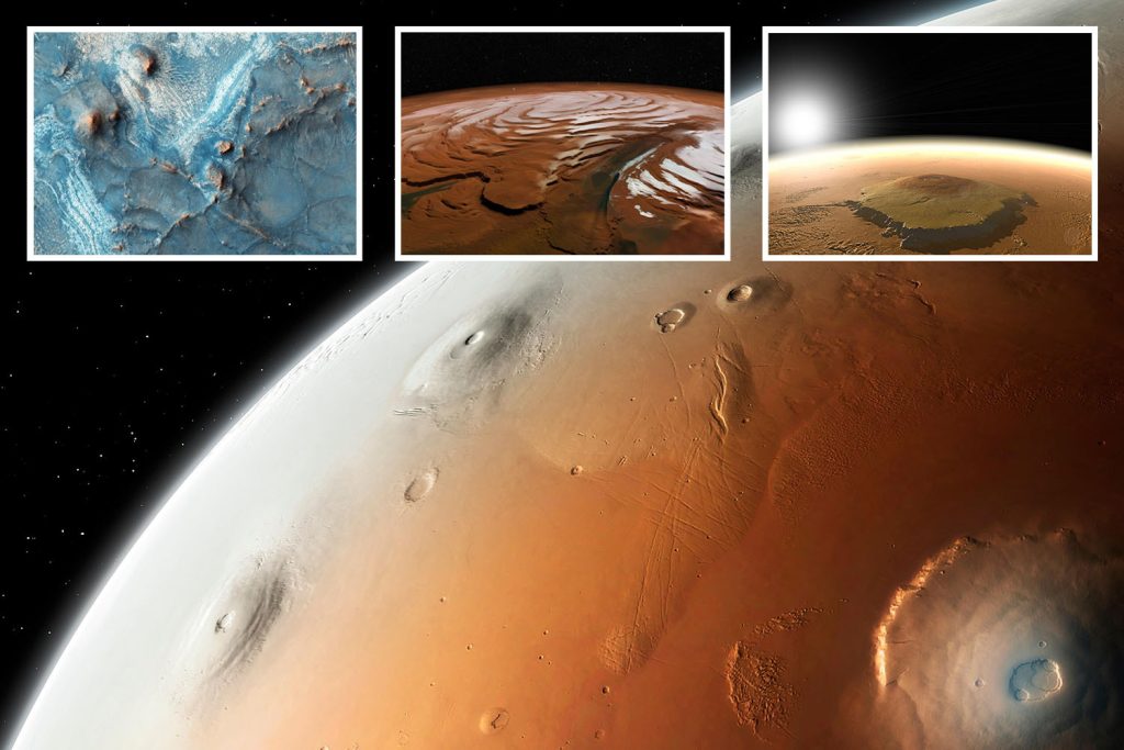 The six mind-blowing spots space tourists might explore on Mars including colossal volcanoes & black sand ‘Ghost Dunes’
