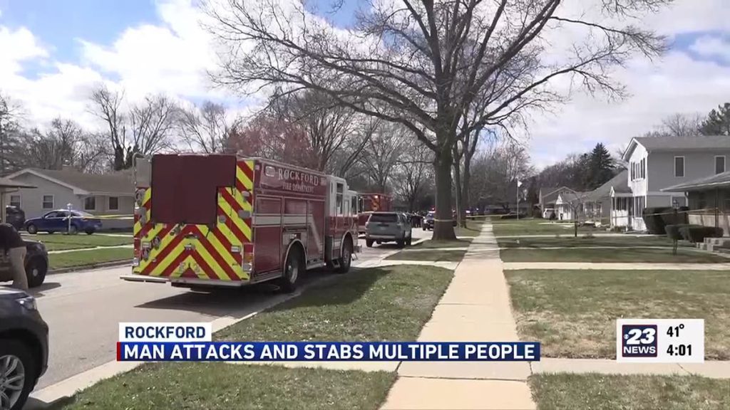 Four people dead and five wounded in multiple stabbings in Illinois