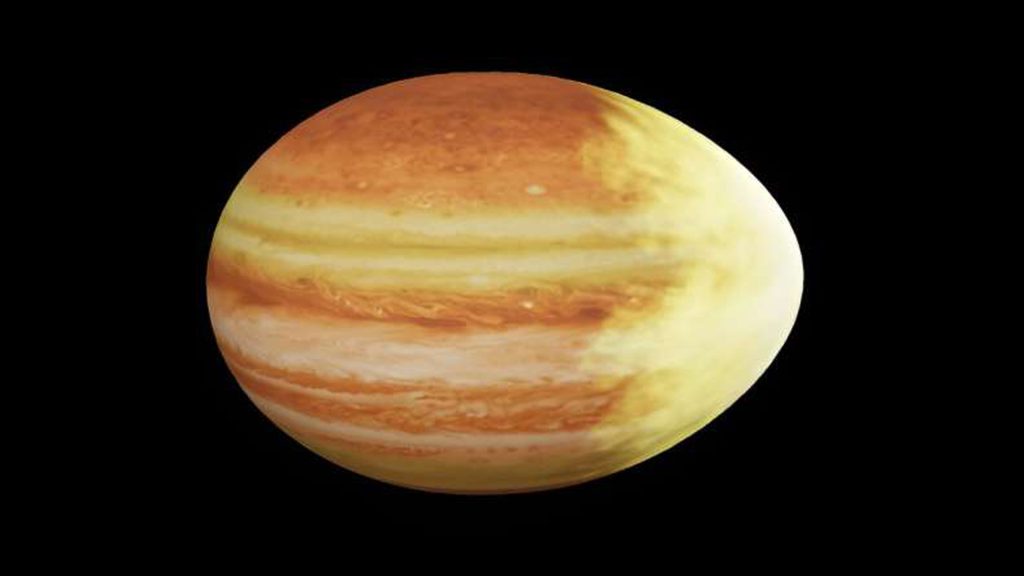 Extreme ‘deformed’ Jupiter-like alien world now doomed as scientists reveal tragic end for rare planet