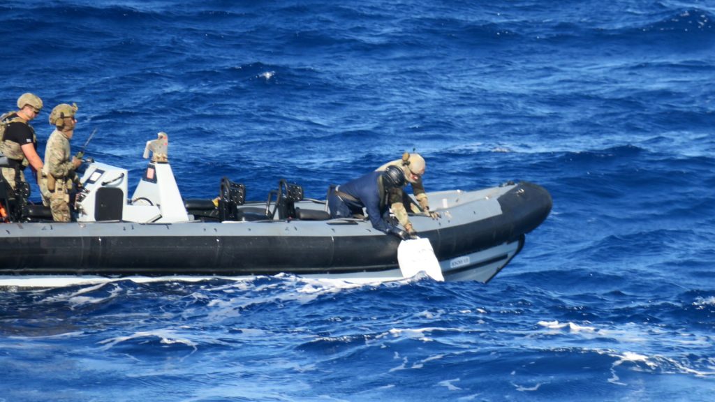 Royal Navy seizes over £300million of illegal cargo from smugglers in two historic drug busts