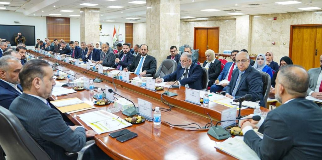 The Governor of Anbar attends a planning meeting to discuss mechanisms for distributing governorate funds and conducting the population census