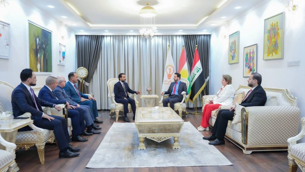 President Al-Halbousi and Shaswar Abdul Wahed stress the necessity of completing constitutional entitlements