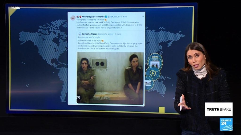 Claim that female Israeli soldiers were raped uses photo of actresses