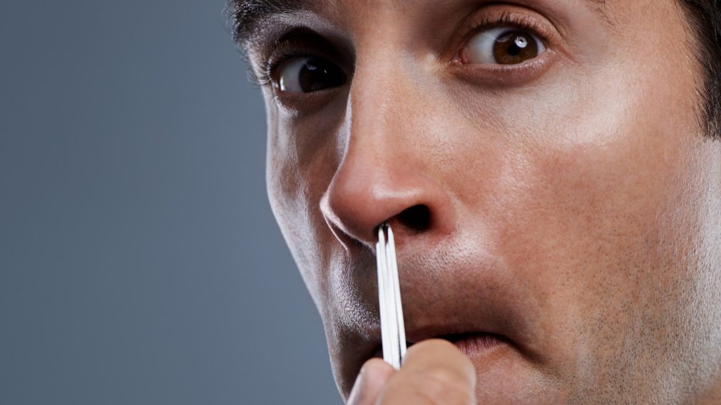 The 6 areas you should NEVER use your tweezers after ingrown hair leaves man ‘brain dead’