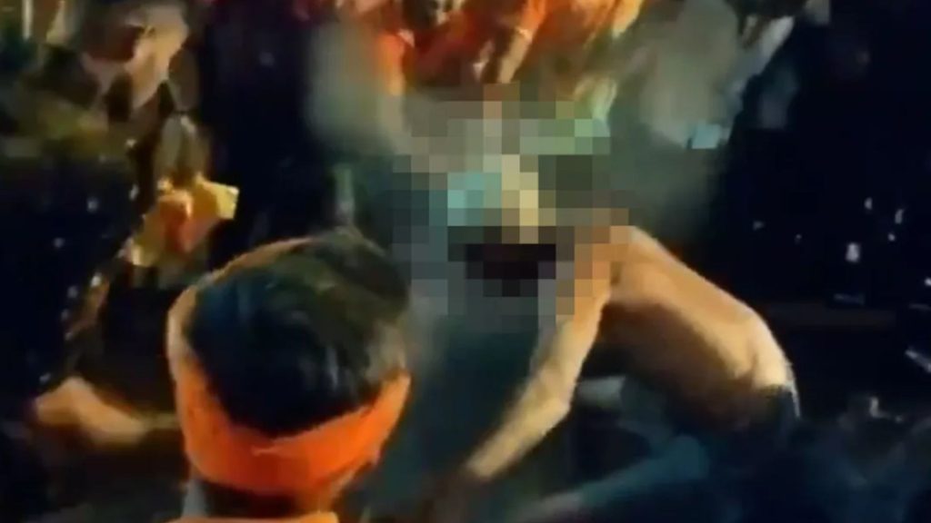 Horror moment elderly man is forced to dance on burning coals in barbaric torture after locals accused him of witchcraft