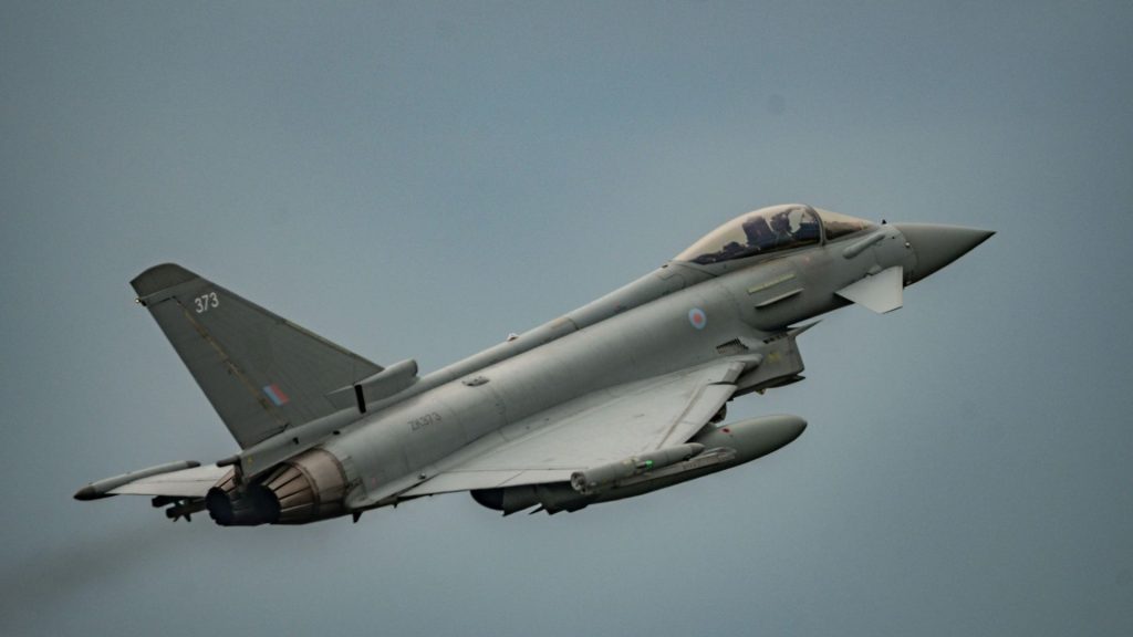 Russian fighter jet scrambled to intercept UK ‘spy plane’ & RAF Typhoon jets over the Black Sea, says Moscow