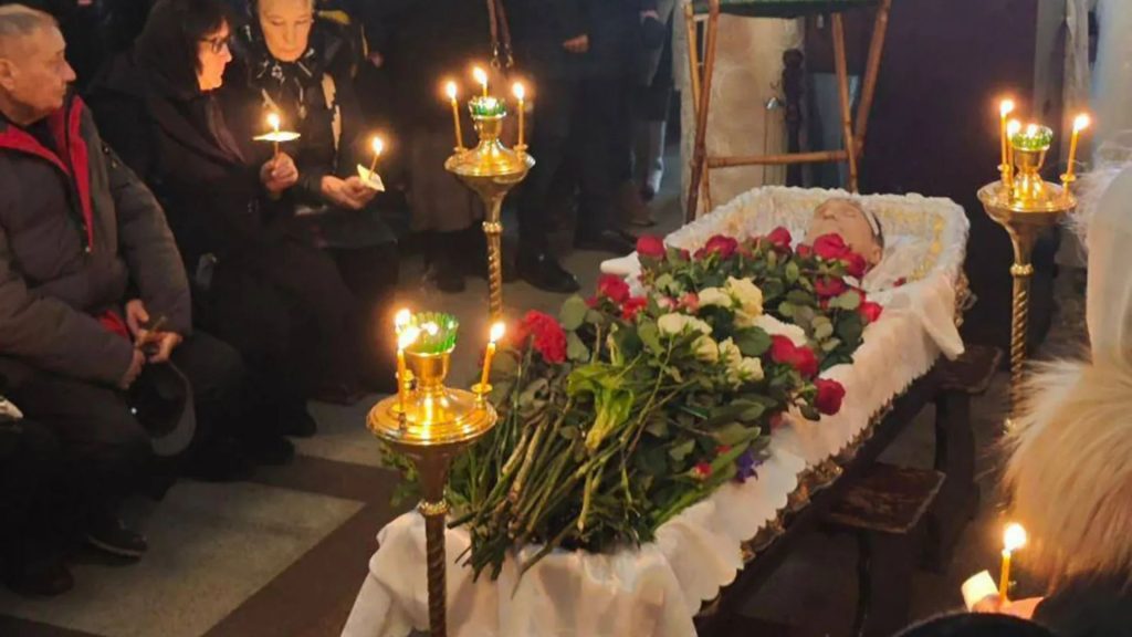 ‘Murdered’ Alexei Navalny’s casket opened in church as thousands of supporters gather under watchful eye of Putin’s cops