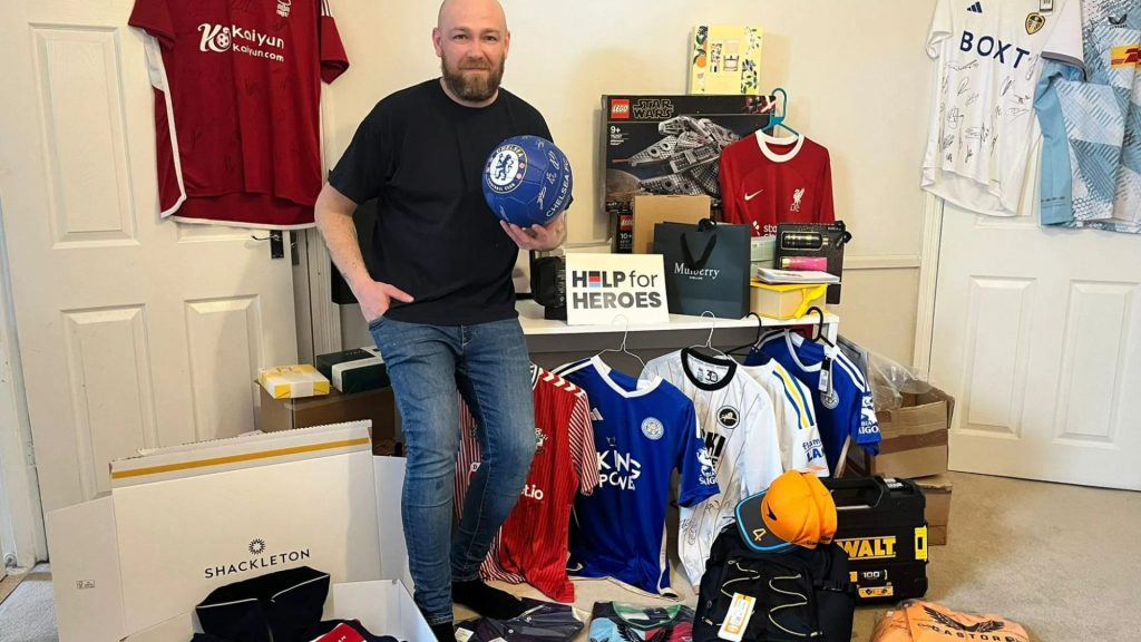 Brit soldier who survived Taliban siege in Afghanistan offers £10,000 worth of prizes to raise cash for Help For Heroes